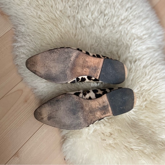 Rare Double Zip Pointed Loafer Leather Shoe sz 7 - Picture 8 of 9